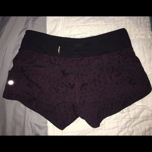 Lululemon Speed Shorts
